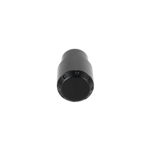 Xitomer Stylish 6061-T6 Aluminum Crash Bar Guard Balls - 4 Color Motorcycle Guardrail End Caps (Black) - color: Black