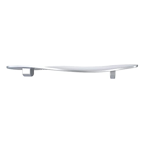 Advanblack Barracuda Silver Side Wings Air Deflectors, Fairing Side Wing Windshield, Fairing Side Shield, Adjustable Wind Deflectors, Compatible for Harley Touring Street Electra Glide 2014-2023 - color: Barracuda Silver