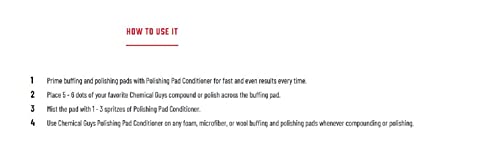 Chemical Guys BUF_301_16 Polishing and Buffing Pad Conditioner, 16 Oz