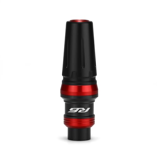 Motorcycle Exhaust Sliders Crash Protector Compatible with Y.amha YZF R6 2006 2007-2017 2018 2019 2020 2021 | Frame Slider Falling Protection YZFR6 YZF-R6 YZF600 Accessories (red) - color: red