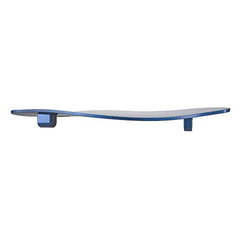 Advanblack Big Blue Pearl Side Wings Air Deflectors, Fairing Side Wing Windshield, Fairing Side Shield, Adjustable Wind Deflectors, Compatible for Harley Touring Street Electra Glide 2014-2023 - color: Big Blue Pearl