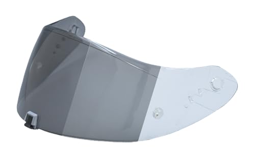 Compatible With EX0 T520 Motorcycle Helmet Visor R1 Air Face Helmet Shield Replacement ST1400 Tinted Visor (Clear to Smoke) - color: Clear/Smoke