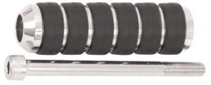 MID-USA Chrome Plated Comfort Ride Extended Foot Brake/Shift Peg with 3/4" Stud, Universal Fit, Silver, Rear, Powersport Vehicle