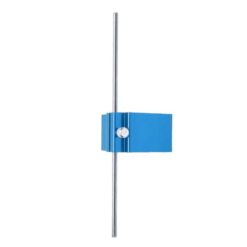 Keenso Motorcycle Chain Alignment Tool, Aluminum Alloy, Accurate Chain Adjustments, Universal for Motorcycles and ATVs (Blue) - color: Blue