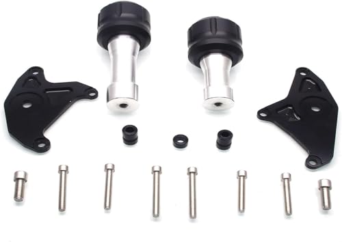 MZS Motorcycle Frame Sliders Compatible with GROM MSX125 2013-2020, Falling Crash Protector Engine Guards Accessories No Cut Kits Black