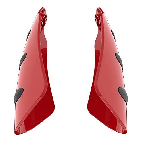 US Stock Advanblack Color Matched Hand Guard For Harley Touring & Softails - color: Billiard Red