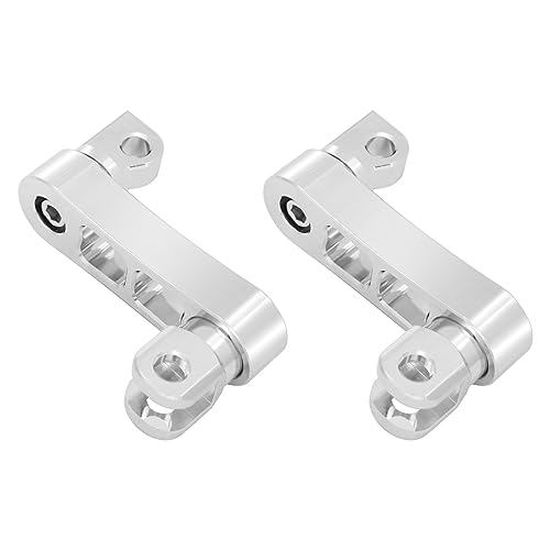 Passenger Footpegs Mount Kit Adjustable Highway Pegs Extension Brackets Male Mount Footpegs Clamp fit For Harley Sportster Dyna Softail Touring Road King Street Glide Road Glide Chrome