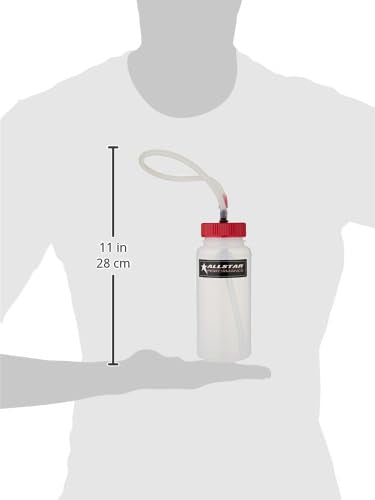 Allstar Performance ALL11017 Bleeder Bottle with Magnet and Check Valve , White - style: Magnet and Check Valve