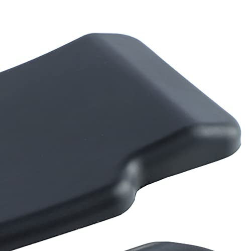 Motorcycle Luggage Box Back Cushion, PU Leather 3cm Thickness Tail Box Passenger Backrest Support Damping Pad Black(30x17x3cm)