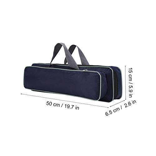 Fishing Lure Box,Portable Fishing Rod Case Carrier with Reel Storage - Travel Tackle Bag Backpack with Adjustable Strap