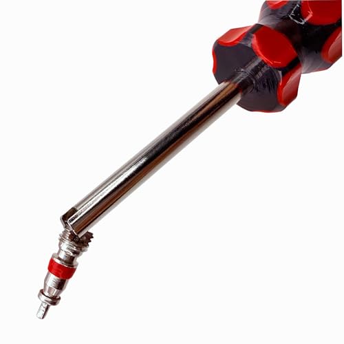 6Pcs Valve Stem Removal Tool Kit, R134 R12 A/C HVAC Air Conditioner Schrader Valve Stem Core Remover Tool