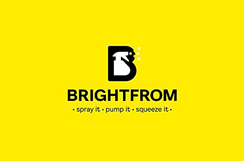 BRIGHTFROM Plastic Spray Bottle, 16 OZ Empty, Adjustable Trigger Spray Fine to Stream - Leak Proof, Clear, Refillable, Heavy Duty for Hair Salons, Cleaning, Cooking (Household/Commercial)