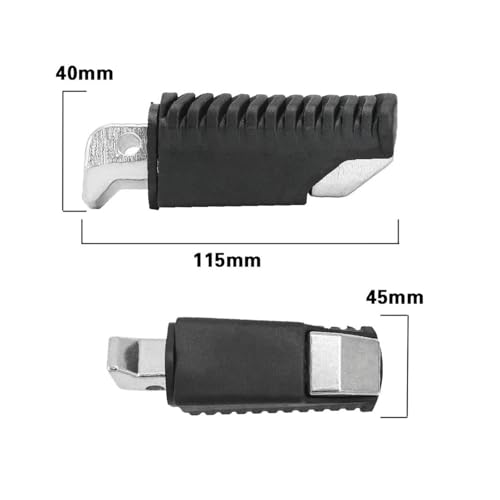 Motorcycle Footrests Footpegs Rubber Cover Passenger Foot Pegs For F800GS F850GS F750GS R1100RS R1100RT R1150RT R 1100 RT(One Set) - color: One Set