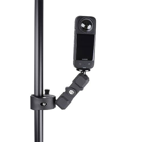 1" Ball Adapter for Handlebar Clamp Mount Base, Compatible with RAM Mounts B Size Double Socket Arm & Bike Motorcycle Phone Mount Holder - style: Handlebar Clamp Base