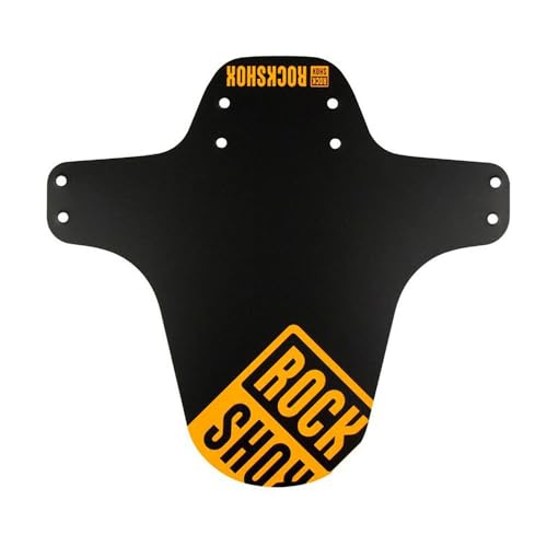 RockShox MTB Fork Fender Black with Neon Orange Print | bike-fenders - color: Black/Orange
