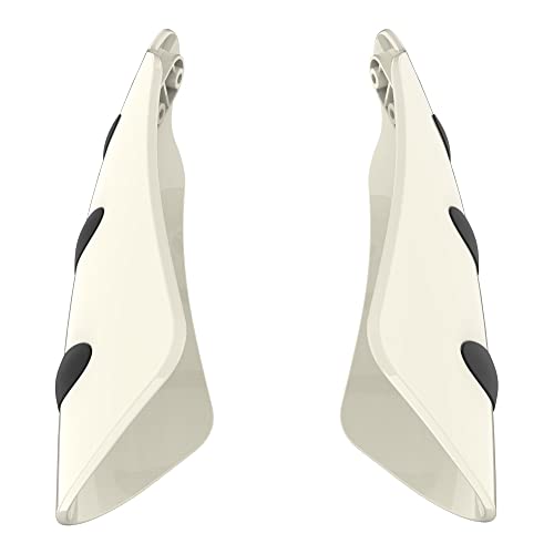 Advanblack Color Matched Hand Guard For Harley Touring & Softails - color: Birch White