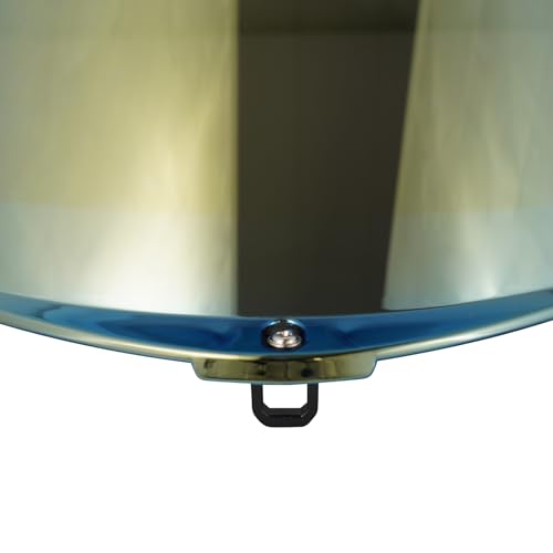 K6 Helmet Shield Visor Replacement Face Shield Compatible with K6 K6S Motorcycle Helmet Accessories (Chrome Gold) - color: Chrome Gold