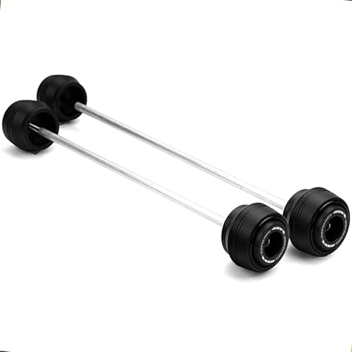 Motorcycle Front Rear Fork Sliders Wheel Frame Slider Crash Protector Axle Slider Crash Pads Compatible With 2026 GSXR 600 GSX-R 750 1000 GSX-R750 gsx-r600 gsxr1000 r (Black) - color: Black