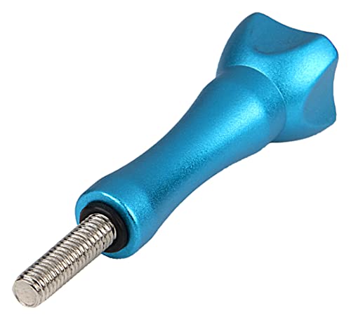 Fotodiox GoTough 45mm Blue Metal Thumbscrew Compatible with GoPro HERO3, HERO3+, HERO4, HERO5, HERO6, HERO7 2-Prong Mounting System Pro - color: Blue, size: Long