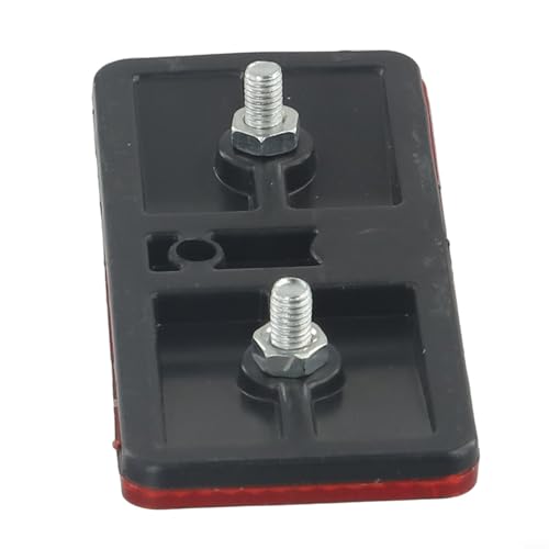 BRIGHT NIGHT VISIBILITY: Highly reflects car headlights to make your rear pannier rack visible in the dark for safer riding PRECISE FIT DESIGN: Features 5CM bolt spacing to perfectly match standard