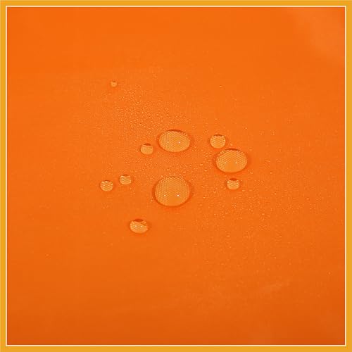 Motorcycle Cover Lightweight Half Cover Outdoor Waterproof Rain Dust Protector Orange M Size for Most Full Dress Touring Cruiser Replacement