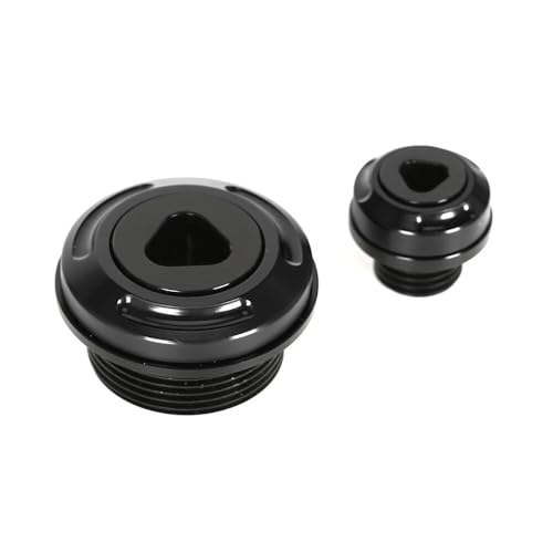 Monkey Engine Crankcase Cover Plugs Compatible with Monkey 125 GROM CT125 DAX 125 CNC Motorcycle Accessories Crankcase Hole Plug (Black) - color: Black3