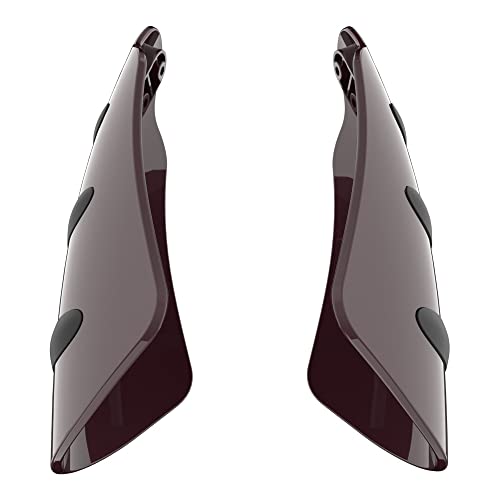 Advanblack Color Matched Hand Guard For Harley Touring & Softails - color: Black Cherry