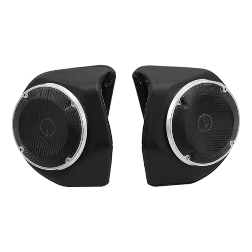 TCMT King Motorcycle Trunk Box Backrest Speakers Set Fit For Harley 2014-2025 Touring CVO Road King Road Glide Street Glide Electra Glide Ultra Limited Pack - color: Style A+Speakers#1
