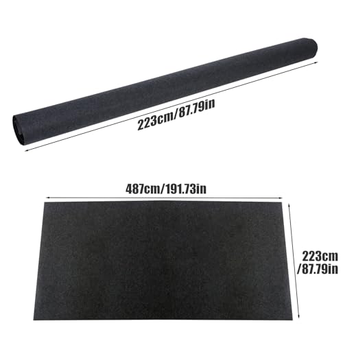 Oil Spill Mat, Absorbent Garage Floor Mat with Non-Slip Waterproof Backing, Extra Large Dark Grey Parking Mat, Motorcycle and Car Maintenance Pad, Ideal Gift for Mechanics Dark Gray
