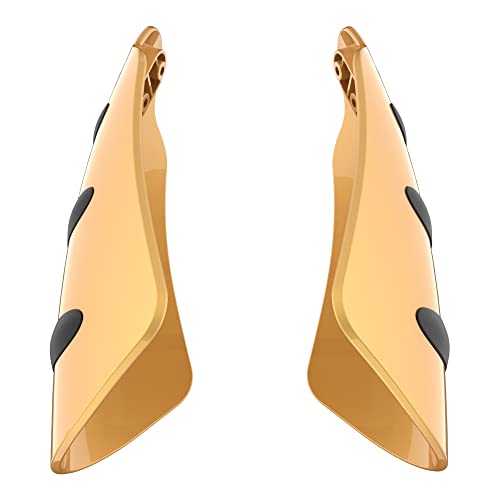 Advanblack Color Matched Hand Guard For Harley Touring & Softails - color: Black Hills Gold