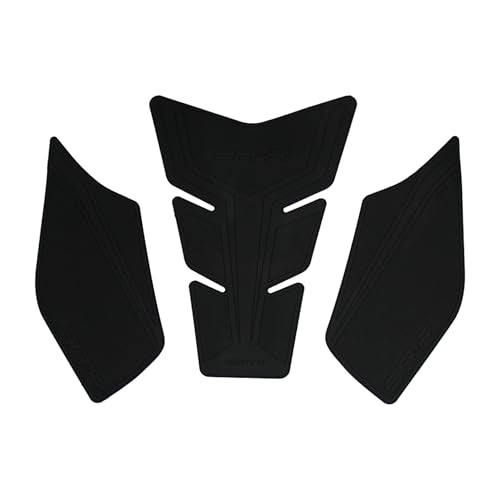 NIGHT CAT Motorcycle Tank Pad,Motorcycle Fuel Tank Protector,Gas Tank Decals Compatible With CFMOTO 675SR CF MOTO SR675 675 SR(Black 3pcs) - color: Black 3pcs