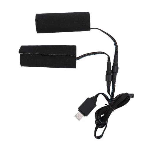 FTVOGUE Heated Motorcycle Grips Cover, Synthetic Fiber with Adjustable Temperature Levels, Ideal for ATV and Electric Bike Riders