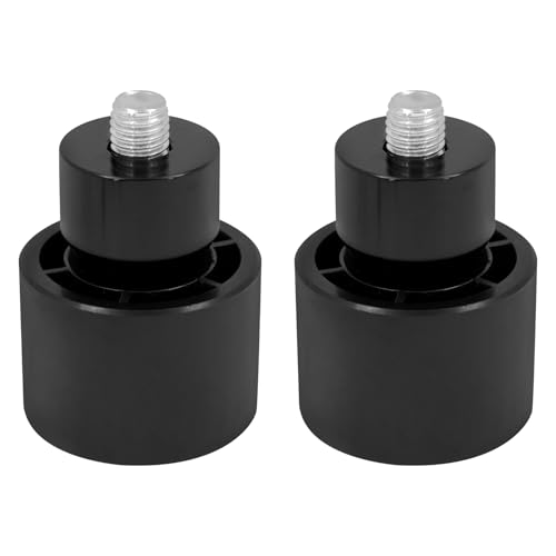 Motorcycle Crash Bar Guard Ball Engine Guard Collision Protector Fit for Harley 2Pc Black - color: All Black