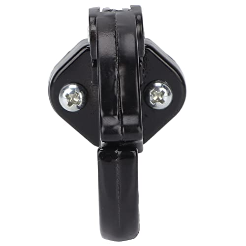 Estink Electric Scooter Front Claw Hook, Alloy Steel & Aluminum Motorcycle Hanger for Helmet & Bag Storage, 26.5 lb Load Bearing & Auto Lock Design for Safer Riding (Black)
