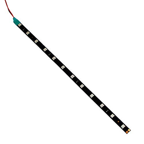 DC 12V Waterproof 1Ft 12 LED Strip Underbody Light with 6 inches Wires for Motor (Green,Pack of 6) - color: Green
