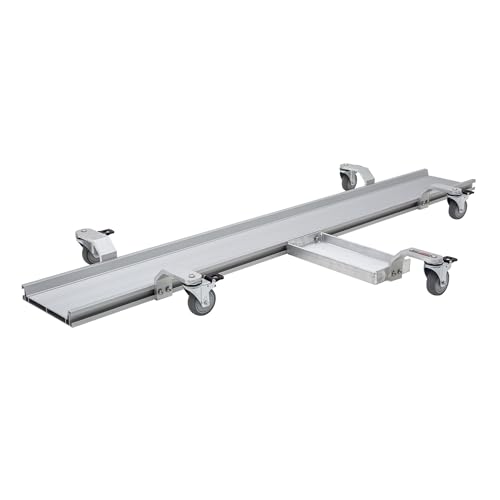 Black Widow Pro Motorcycle Dolly Strong Lightweight Aluminum 1,500 lb. Weight Capacity Fully Adjustable Kickstand Plate Locking Casters