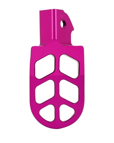 JFG RACING Dirt Bike Foot Pegs,7075 Aluminum CNC Pedals Rests for Surron Light Bee X and S/E Ride Pro S SS SR/CRF150F CRF230F 03-19/CRF250F 19-24/XR150L 15-24/KDX200 83-94-Pink - color: pink