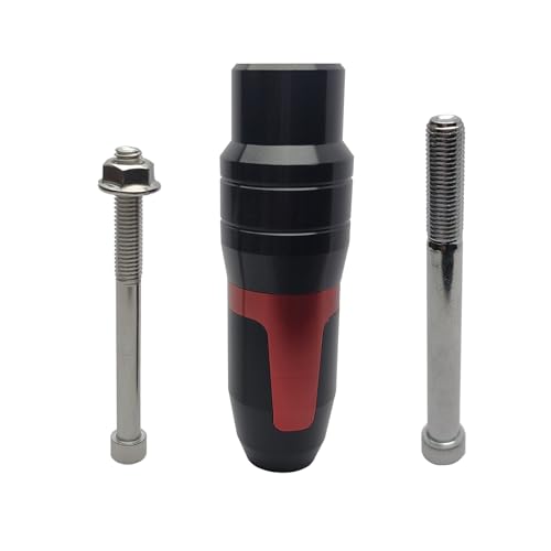 Universal Rear Frame Sliders Crash Pad Replacement for B-MW Kawasaki Yamaha Honda Suzuki CNC Aluminum Motorcycle Accessories Anti Falling Protection(Red) - color: Red