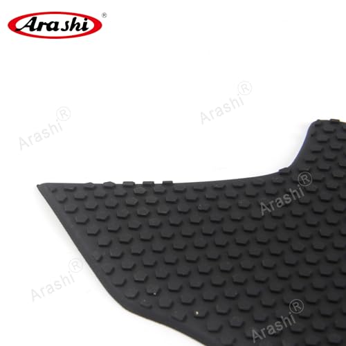 Arashi Black Gas Fuel Tank Side Pads Protector Knee Grip Traction for Honda CB650R CBR650R 2019-2023