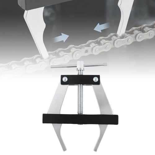 ChgImposs Chain Breaker Tool for #100–#200 Roller Chains – Heavy Duty High Carbon Steel 2-Claw Connecting Puller for Motorcycle, Bicycle, Go-Kart & ATV Chain Repair