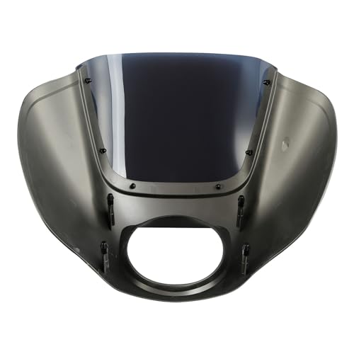 Front Headlight Quarter Fairing Windshield Fit For Harley Softail Low Rider FXLR S FXLRS 2018-2025 Street Bob FXBB FXBBS 2018-2025 Softail Standard FXST 2020-2024 Industrial Gray - color: Fairing Industrial Gray #3