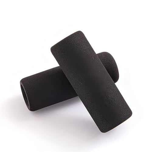 Motorcycle Foam Hand Grips Cover, 2 Pcs 25MM (0.98 Inch) Soft Comfortable Long-Lasting Weather Foam, Anti Slip Shock Absorption, Easy to Install Universal Fit Grip Covers Compatible with Yamaha Honda
