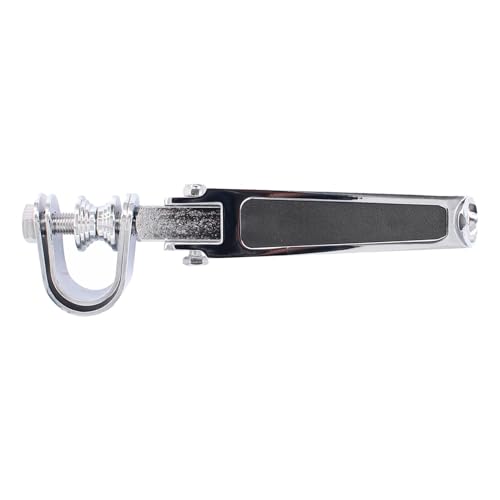 ApplianPar Motorcycle Foot Pegs Rests with U Clamps 1 Inch to 1.25 Inch Anti-Vibrate Engine Guard Crash Bar
