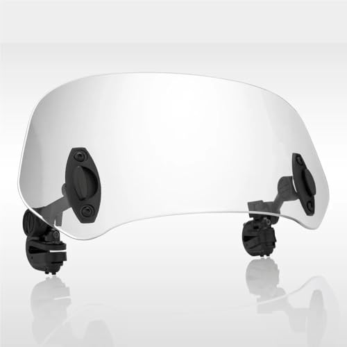 Deflector Windscreen Motorcycle Universal Adjustable Clip On Windshield Extension Deflector Windscreen Extender Spoiler for All Motorbike