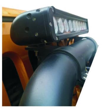 2.6 Inch Bull Bar Tube Mount Clamps JIUHUAN LED Light Bar Mounting Brackets Roof Roll Cage Holders for Offroad Trucks ATV SUV 2pcs - size: 2.6inch-L002