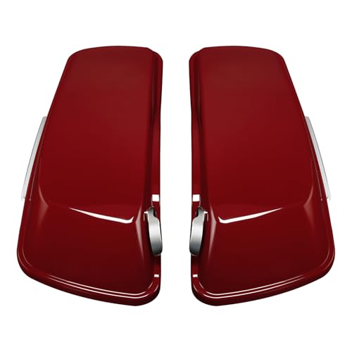 HR3 Billiard Red Hard Saddlebags Compatible with 2020 Road Glide Special FLTRXS Street Glide Special FLHXS (Replace for OEM) Fit for 2014-2023 Harley Touring Models - color: Billiard Red