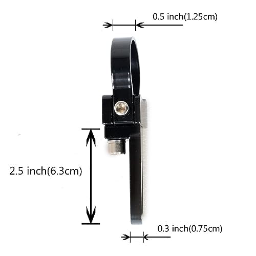 1.25 Inch Bull Bar Tube Mount Clamps JIUHUAN LED Light Bar Mounting Brackets Roof Roll Cage Holders for Offroad Trucks ATV SUV 2pcs - size: 1.25inch-L025