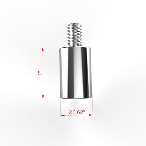 Gear Shift Lever Foot Peg Extension for Harley Davidson - Chrome Steel (Chrome-plated, 1'extension) - color: Chrome-plated, size: 1'extension