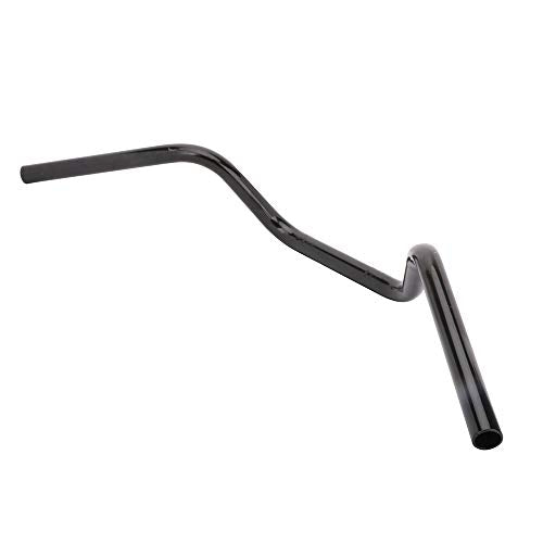 AnXin Motorcycle 7/8" Drag Handlebars High-Rise Tracker Handle Bars Universal For Sportster XL 883 1200 Cruiser Bobber Custom Chopper Softail Dyna Tour Glide Road CG125 Black - color: black