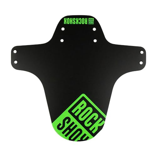 RockShox MTB Fork Fender Black with Neon Green Print | bike-fenders - color: Black/Green